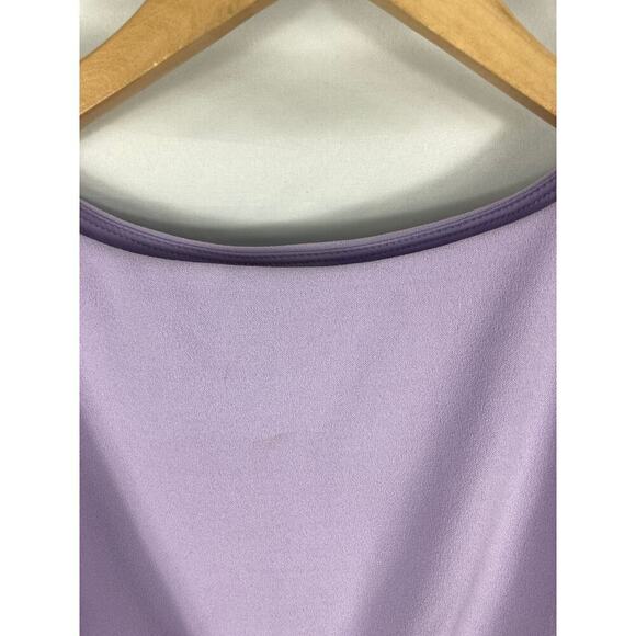 Kensie Tie Front Blouson Dress in Ultra Violet Size 4 - Picture 3 of 5